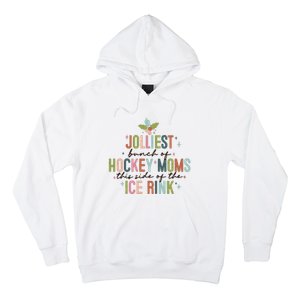 Jolliest Bunch Of Hockey Moms This Side Of The Ice Rink Christmas Hoodie