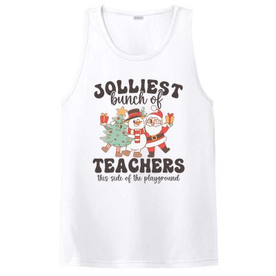 Jolliest Bunch Of Teachers This Side Of The Playground Xmas  PosiCharge Competitor Tank