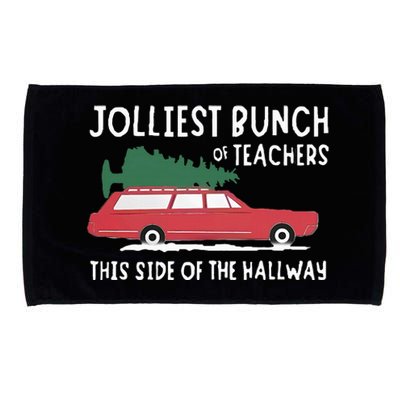 Jolliest Bunch Of Teachers This Side Of The Hallway Microfiber Hand Towel