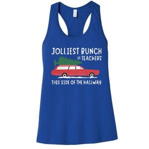 Jolliest Bunch Of Teachers This Side Of The Hallway Women's Racerback Tank