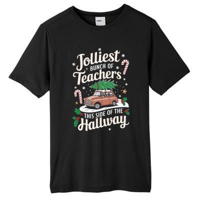 Jolliest Bunch Of Teachers This Side Of The Hallway Tall Fusion ChromaSoft Performance T-Shirt