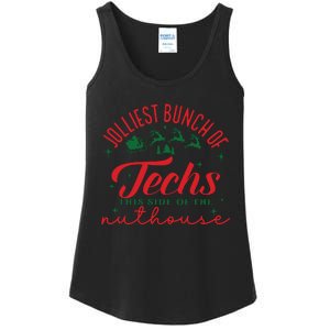 Jolliest Bunch Of Techs Jolliest Bunch Christmas Crew Ladies Essential Tank