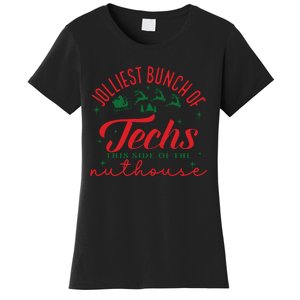 Jolliest Bunch Of Techs Jolliest Bunch Christmas Crew Women's T-Shirt