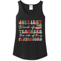 Jolliest Bunch Of Teachers This Side Of The Playground Ladies Essential Tank