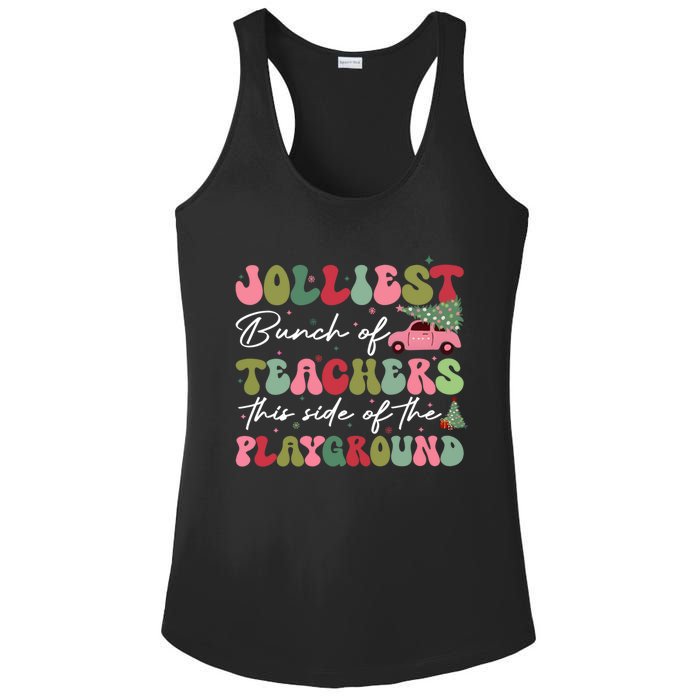 Jolliest Bunch Of Teachers This Side Of The Playground Ladies PosiCharge Competitor Racerback Tank