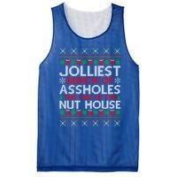 Jolliest Bunch Of Assholes This Side Of The Nut House Gift Mesh Reversible Basketball Jersey Tank