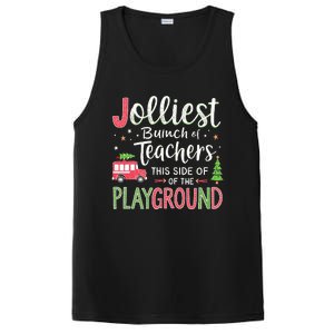 Jolliest Bunch Of Teachers This Side Of The Playground Xmas PosiCharge Competitor Tank