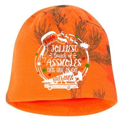 Jolliest Bunch Of Assholes This Side Of The Nut House Xmas  Kati - Camo Knit Beanie