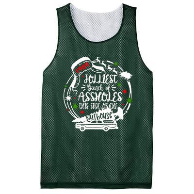 Jolliest Bunch Of Assholes This Side Of The Nut House Xmas  Mesh Reversible Basketball Jersey Tank