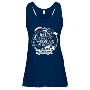 Jolliest Bunch Of Assholes This Side Of The Nut House Xmas  Ladies Essential Flowy Tank