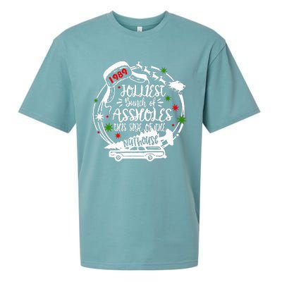 Jolliest Bunch Of Assholes This Side Of The Nut House Xmas  Sueded Cloud Jersey T-Shirt