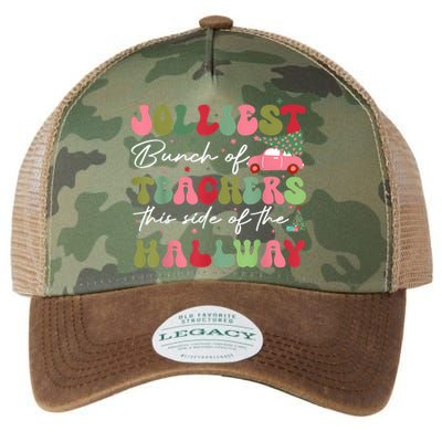 Jolliest Bunch Of Teachers This Side Of The Hallway Legacy Tie Dye Trucker Hat