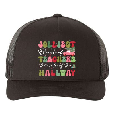 Jolliest Bunch Of Teachers This Side Of The Hallway Yupoong Adult 5-Panel Trucker Hat