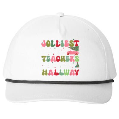 Jolliest Bunch Of Teachers This Side Of The Hallway Snapback Five-Panel Rope Hat