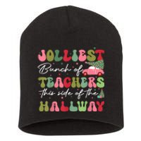 Jolliest Bunch Of Teachers This Side Of The Hallway Short Acrylic Beanie