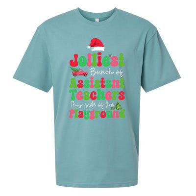 Jolliest Bunch Of Assistant Teachers Of Playground Sueded Cloud Jersey T-Shirt