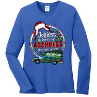 Jolliest Bunch Of Assholes This Side Of The Nut House Ladies Long Sleeve Shirt