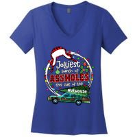 Jolliest Bunch Of Assholes This Side Of The Nut House Women's V-Neck T-Shirt