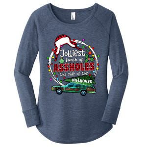 Jolliest Bunch Of Assholes This Side Of The Nut House Women's Perfect Tri Tunic Long Sleeve Shirt