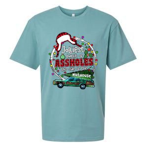 Jolliest Bunch Of Assholes This Side Of The Nut House Sueded Cloud Jersey T-Shirt