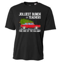 Jolliest Bunch Of Teachers This Side Of The Hallway Cooling Performance Crew T-Shirt