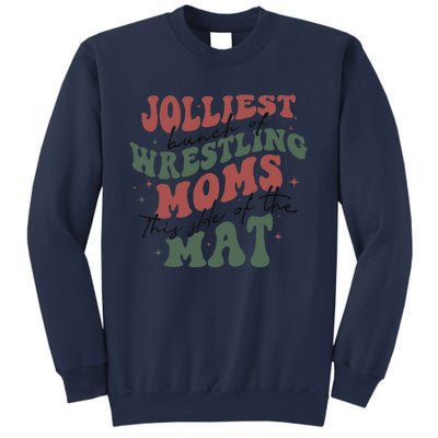 Jolliest Bunch Of Wrestling Moms This Side Of The Mat Xmas Sweatshirt