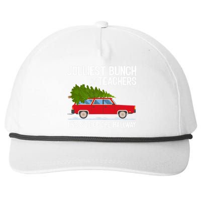 Jolliest Bunch Of Teachers This Side Of The Hallway Snapback Five-Panel Rope Hat