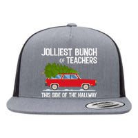 Jolliest Bunch Of Teachers This Side Of The Hallway Flat Bill Trucker Hat