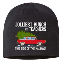 Jolliest Bunch Of Teachers This Side Of The Hallway Sustainable Beanie