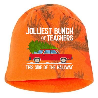 Jolliest Bunch Of Teachers This Side Of The Hallway Kati - Camo Knit Beanie