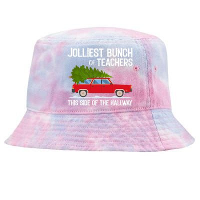 Jolliest Bunch Of Teachers This Side Of The Hallway Tie-Dyed Bucket Hat