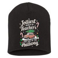 Jolliest Bunch Of Teachers This Side Of The Hallway Xmas Short Acrylic Beanie