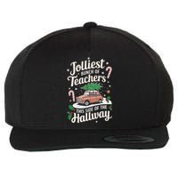 Jolliest Bunch Of Teachers This Side Of The Hallway Xmas Wool Snapback Cap