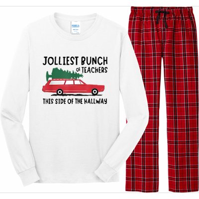 Jolliest Bunch Of Teachers This Side Of The Hallway Long Sleeve Pajama Set