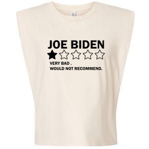 Joe Biden One Star Review Very Bad Would Not Recommend Garment-Dyed Women's Muscle Tee