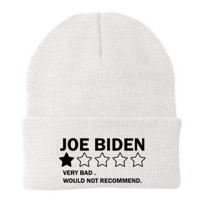 Joe Biden One Star Review Very Bad Would Not Recommend Beanie