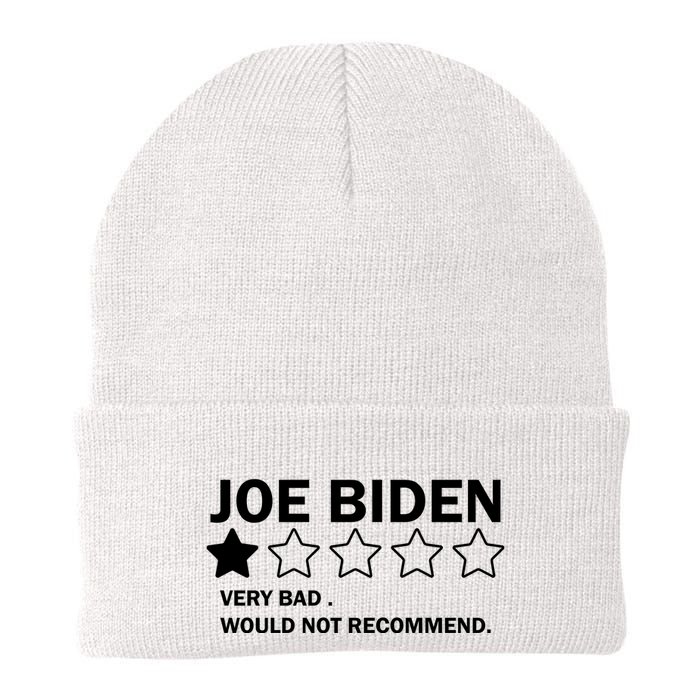 Joe Biden One Star Review Very Bad Would Not Recommend Beanie
