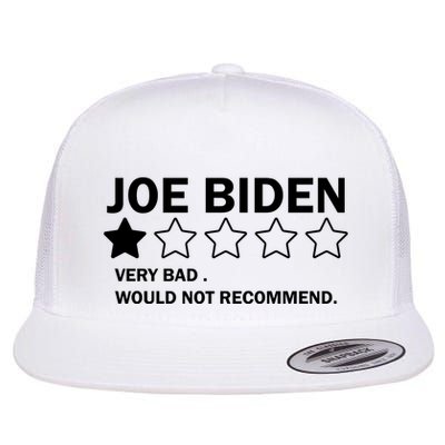Joe Biden One Star Review Very Bad Would Not Recommend Flatbill Hat