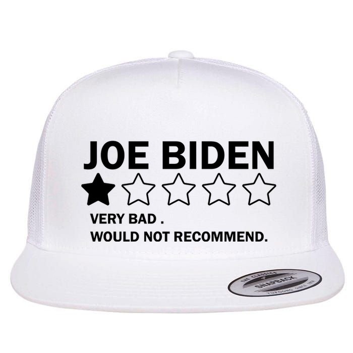 Joe Biden One Star Review Very Bad Would Not Recommend Flatbill Hat