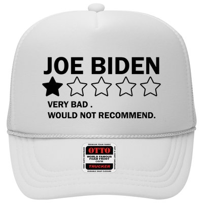 Joe Biden One Star Review Very Bad Would Not Recommend Trucker Hat