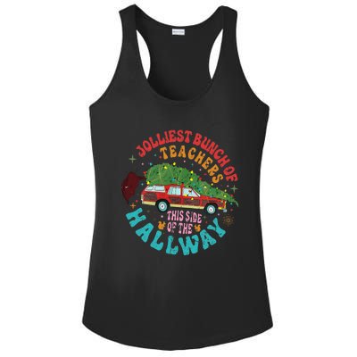 Jolliest Bunch Of Teachers This Side Of The Hallway Ladies PosiCharge Competitor Racerback Tank