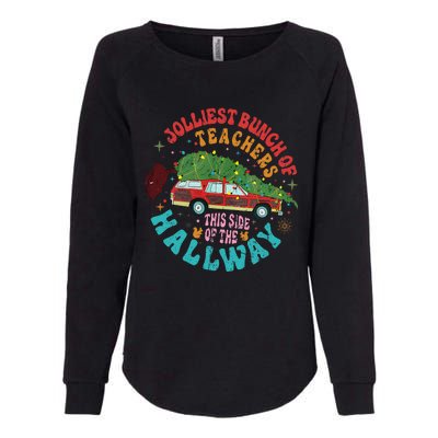 Jolliest Bunch Of Teachers This Side Of The Hallway Womens California Wash Sweatshirt