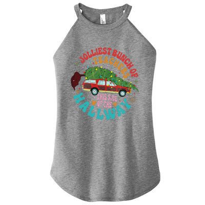 Jolliest Bunch Of Teachers This Side Of The Hallway Women's Perfect Tri Rocker Tank