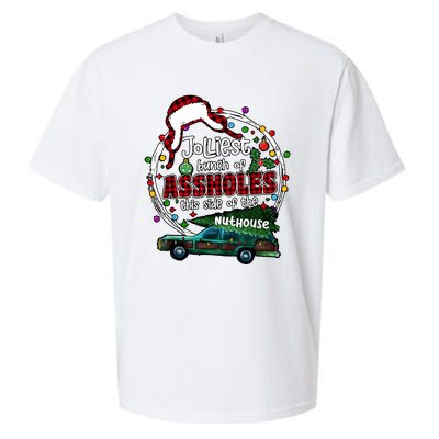 Jolliest Bunch Of Assholes This Side Of The Nut House Sueded Cloud Jersey T-Shirt