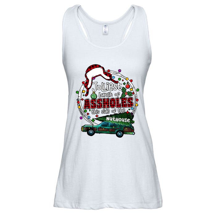 Jolliest Bunch Of Assholes This Side Of The Nut House Ladies Essential Flowy Tank