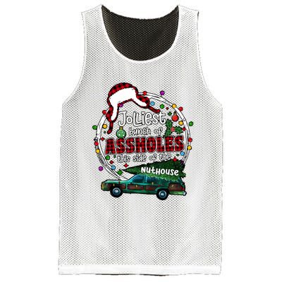 Jolliest Bunch Of Assholes This Side Of The Nut House Mesh Reversible Basketball Jersey Tank