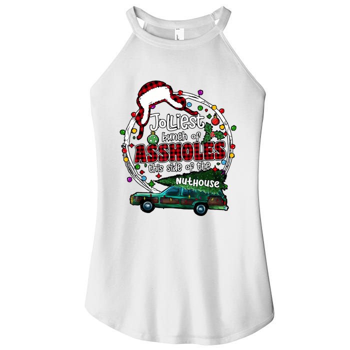 Jolliest Bunch Of Assholes This Side Of The Nut House Women's Perfect Tri Rocker Tank