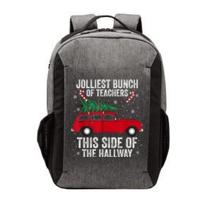 Jolliest Bunch Of Teachers This Side Of The Hallway Xmas Vector Backpack