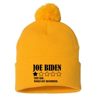 Joe Biden One Star Review Very Bad Would Not Recommend Pom Pom 12in Knit Beanie