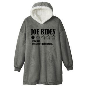 Joe Biden One Star Review Very Bad Would Not Recommend Hooded Wearable Blanket